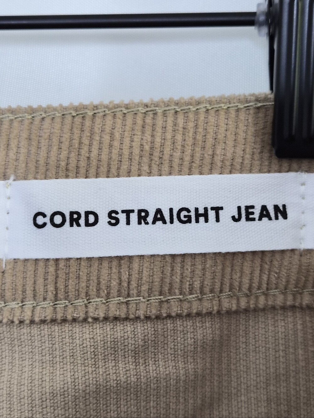 Cotton On Cord Straight Jeans Women’s Size 6 Tan Beige Corduroy High Rise Pants - Picture 12 of 16